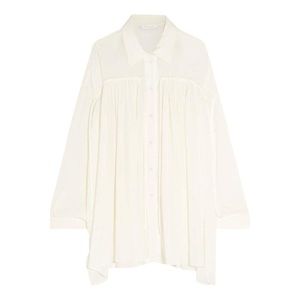 New Chloé LONG SLEEVE OVERSIZED Silk blouse SHIRT